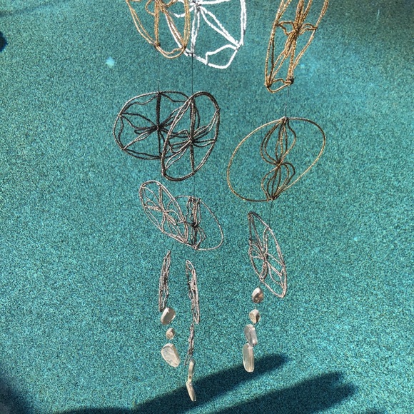 Free People Other - Free People 4 Beaded Wire Wall or Ceiling Decorations